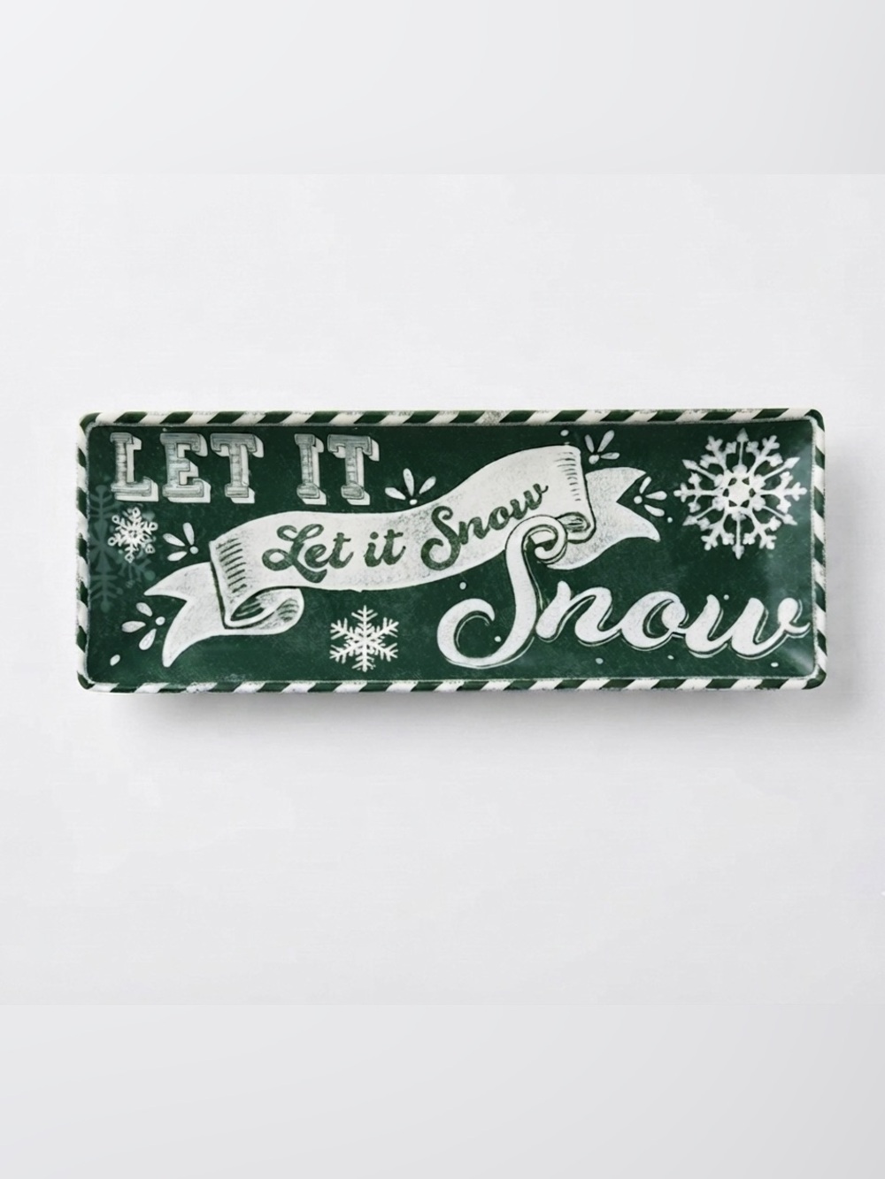 Certified International 'Let It Snow' Holiday Tray